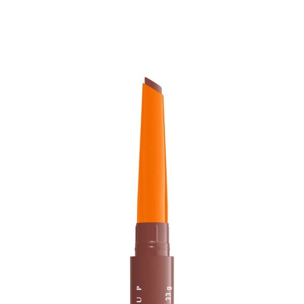 NYX Professional Makeup Duck Plump Plumping Lip Liner, läpppenna, upp till 10h hållbarhet, matt finish, Nude Flip