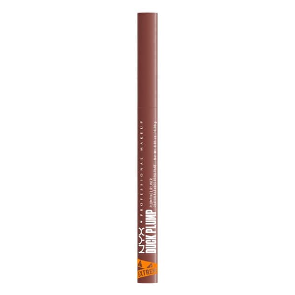 NYX Professional Makeup Duck Plump Plumping Lip Liner, läpppenna, upp till 10h hållbarhet, matt finish, Nude Flip