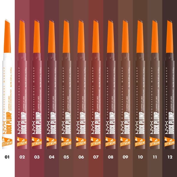 NYX Professional Makeup Duck Plump Plumping Lip Liner, läppennya, upp till 10h hållbarhet, matt finish, Touch up Taupe