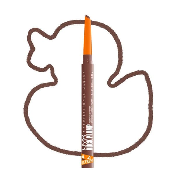 NYX Professional Makeup Duck Plump Plumping Lip Liner, läpppenna, upp till 10 timmars hållbarhet, matt finish, Subtle Touch