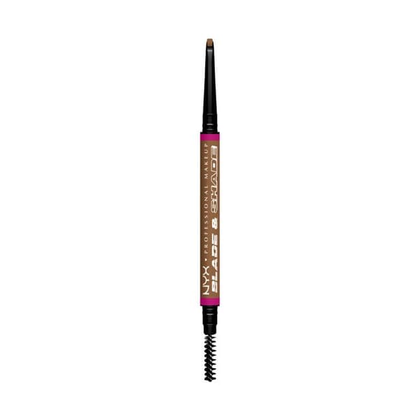 NYX Professional Makeup Blade & Shade, dubbelände ögonbrynspenna, hållbarhet upp till 16 timmar, Blond