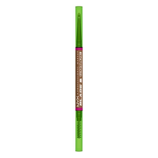 NYX Professional Makeup Blade &amp; Shade, dubbelände ögonbrynspenna, hållbarhet upp till 16 timmar, Blond