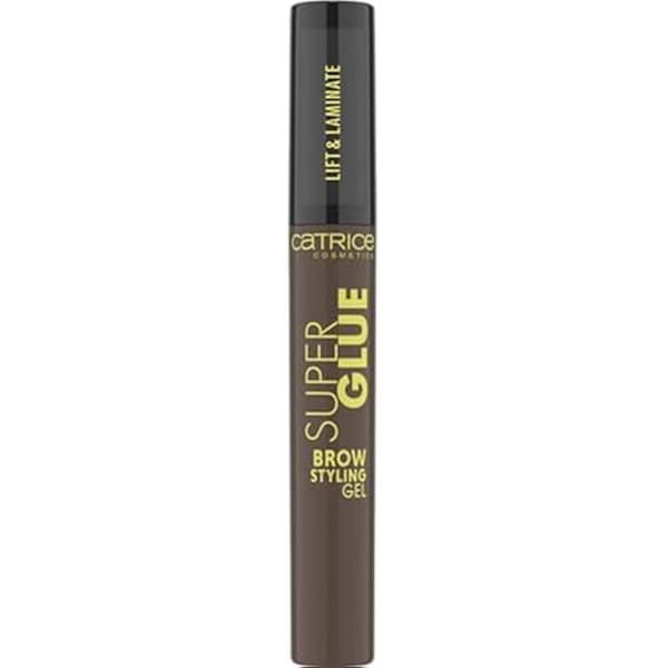 Ögonbrynsgelé - CATRICE - Super Glue Brow Styling Gel - 030 Brun - Ultra starkt fäste - Vegansk