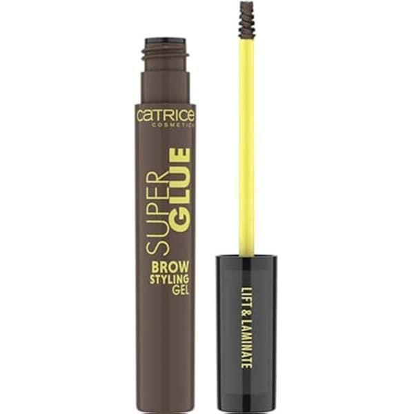 Ögonbrynsgelé - CATRICE - Super Glue Brow Styling Gel - 030 Brun - Ultra starkt fäste - Vegansk