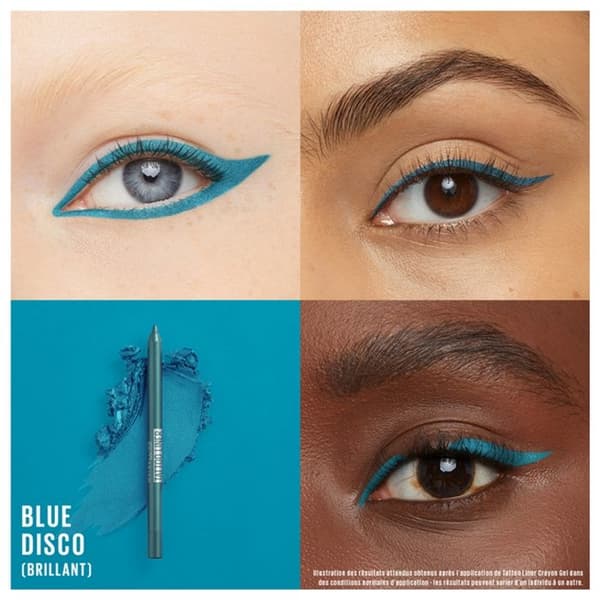 Eye Gel Pencil - MAYBELLINE NEW YORK - Tattoo Liner - Vattentät - 36h hold - Blue Disco nyans