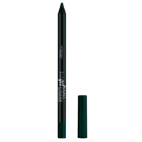 DEBORAH 2In1 Gel Kajal Waterproof Eyeliner 04 Cosmetic Green Forest