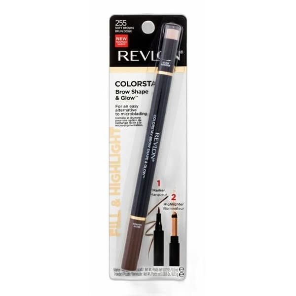Revlon 0,83g Colorstay Brow Shape & Glow, 255 Brun Doux, Ögonbrynsblyert