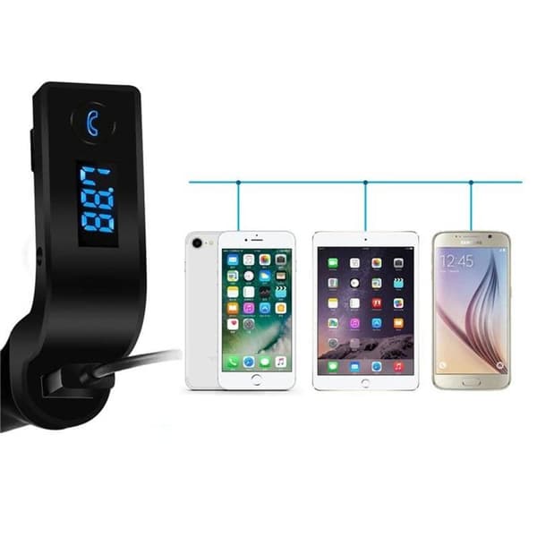 FM-sender Bluetooth-tilkobling 4-i-1