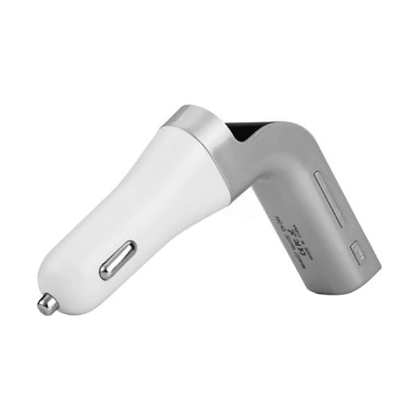 FM-sender Bluetooth-tilkobling 4-i-1, Sølv