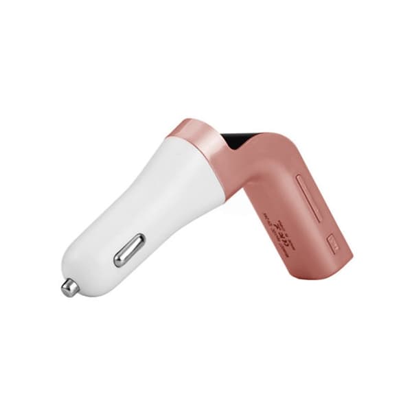 FM-sändare med Bluetooth Anslutning 4-in-1, Rosa