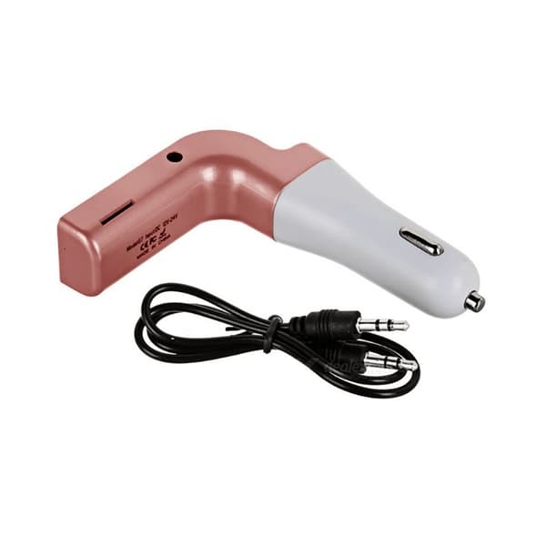 FM-sändare med Bluetooth Anslutning 4-in-1, Rosa