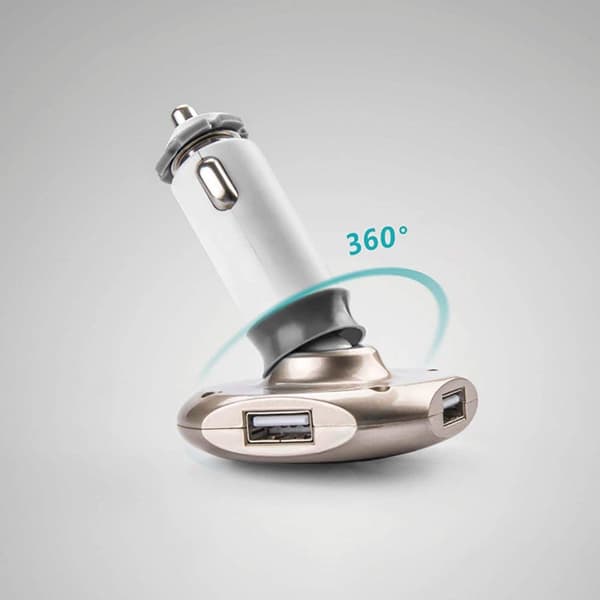 FM-sender med Bluetooth for Bilen - Gull