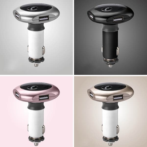 FM-sender med Bluetooth for Bilen - Gull