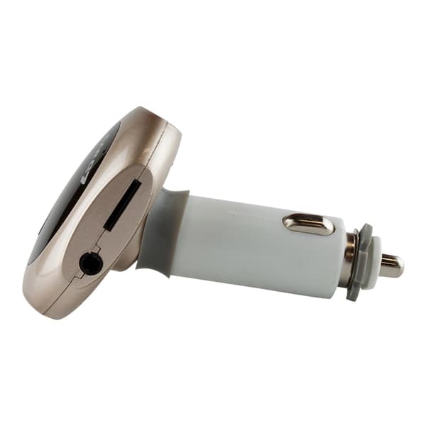 FM-sender med Bluetooth for Bilen - Gull