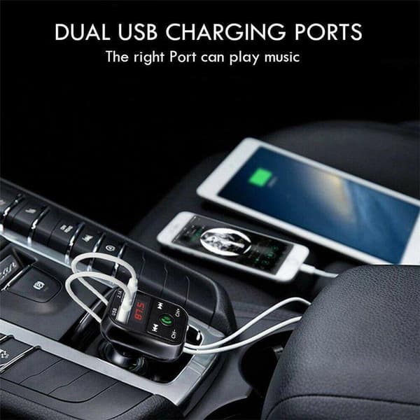 X10 FMTransmitter with Bluetooth Handsfree 4 in 1 Black