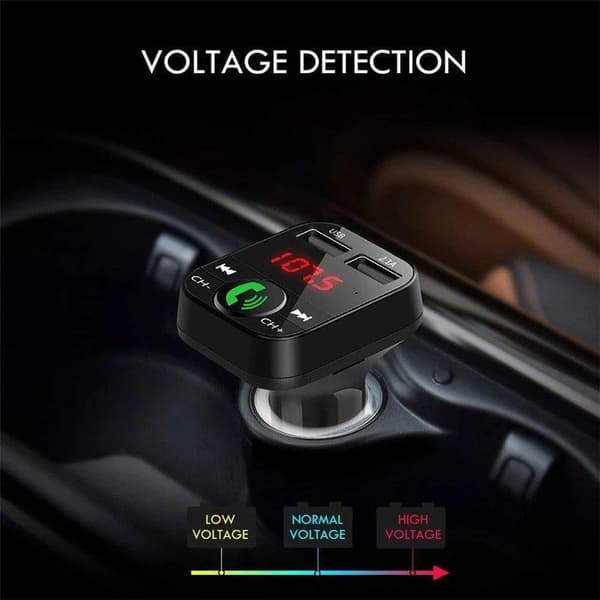 X10 FMTransmitter with Bluetooth Handsfree 4 in 1 Black