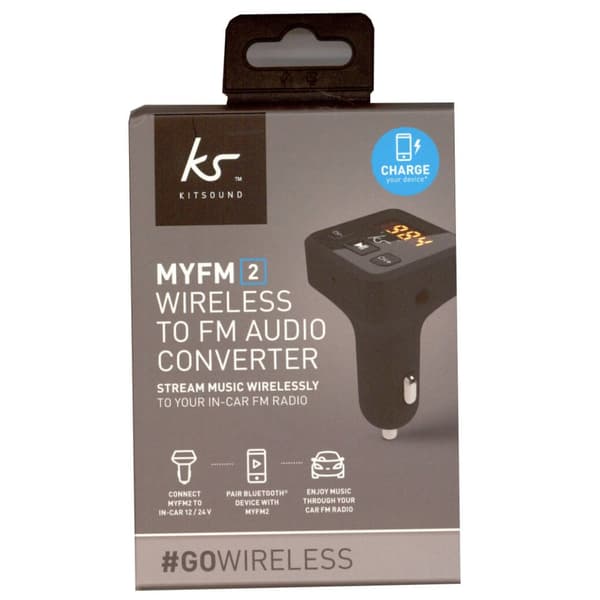 KITSOUND FM Sender Bil Trådløs Universal Mic til samtale
