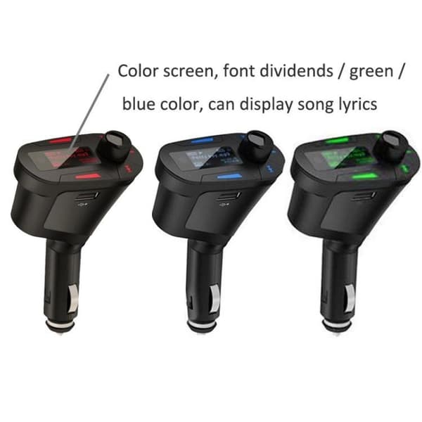 FM-sender / MP3 med USB & Svarefunksjon - SD-Kort - Til Bil
