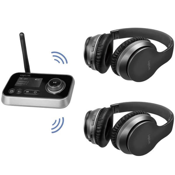 LogiLink Bluetooth 5.0 2-i-1 lydsender/modtager