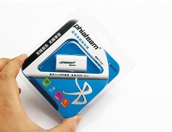 Trådløs lyd i bilen! Bluetooth musikmodtager (svart)