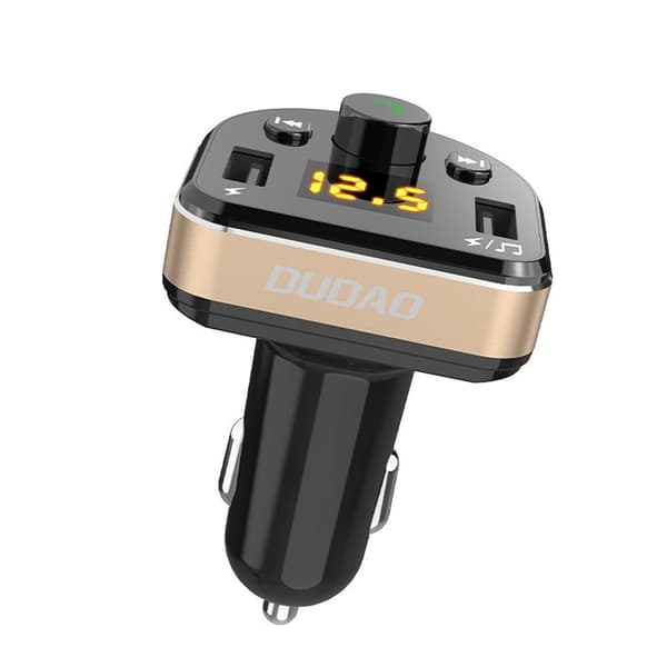 Dudao Bluetooth FM-Sender med 2xUSB 3.1 A