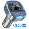 Miniatyrbild 1 av 4: BIL FM-SÄNDARE Bluetooth FM-sändare Bilsats trådlös FM-sändare Radioadapter MP3-spelare med handsamtal