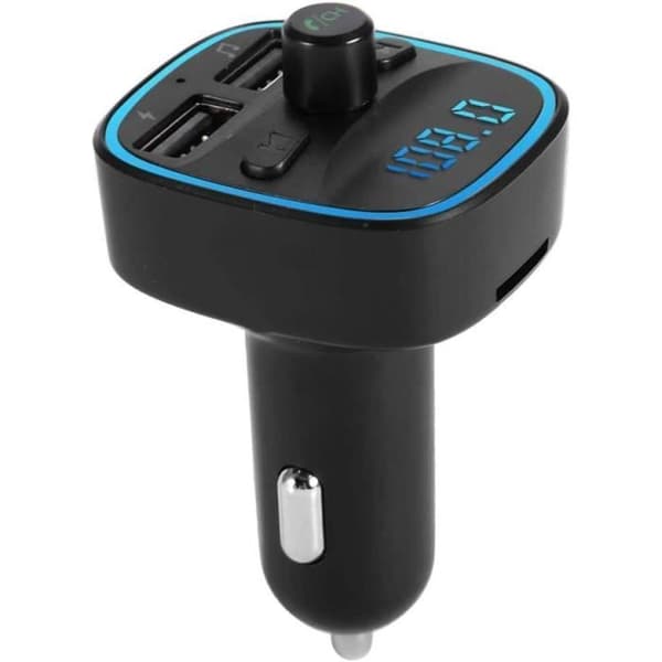 FM-sändarladdare, 2 USB Bluetooth FM-sändare Billaddningsportar FM-sändare Bluetooth USB MP3 [508]
