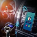 Miniatyrbild 4 av 4: HY30812-Bil Bluetooth MP3-spelare FM-sändare Handsfree-samtal, Dubbel USB-laddning, Micro SD-TF för iPhone 8 7 Plus 6,