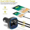 Miniatyrbild 3 av 4: KF Premium trådlös FM-sändare Bluetooth 5.0 MP3-adapter Bilsats Bluetooth USB-laddare, Radiotråd Bilsändare A441