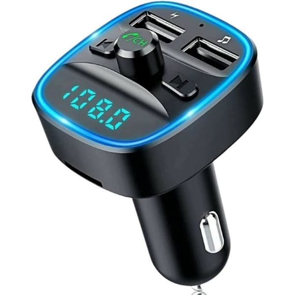 KF Premium trådlös FM-sändare Bluetooth 5.0 MP3-adapter Bilsats Bluetooth USB-laddare, Radiotråd Bilsändare A441