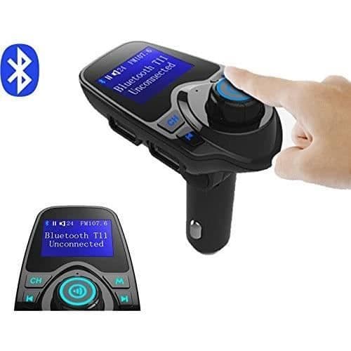 BIL FM-SÄNDARE Winnes FM-sändare, Bluetooth FM-sändare Radioadapter Laddare Cigarettändare fre132