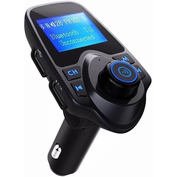 BIL FM-SÄNDARE Winnes FM-sändare, Bluetooth FM-sändare Radioadapter Laddare Cigarettändare fre132
