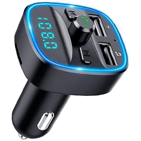 BIL FM-SÄNDARE Bluetooth FM-sändare Bluetooth trådlös adapter bil mp3-spelare C57 snabbladdning Radio v102