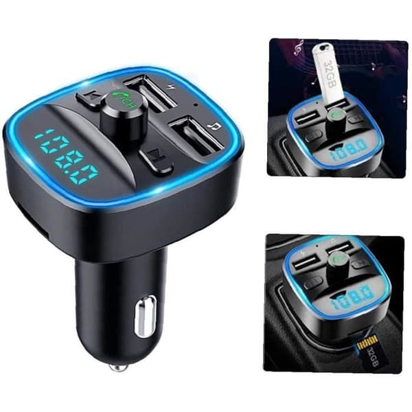 Yililay CAR FM-SÄNDARE Bluetooth FM-sändare, Bluetooth biladapter, trådlös mp3-spelare C57 Charge R141