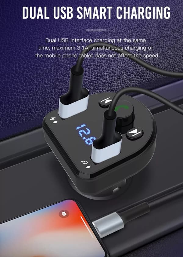 XO BCC01 Car FM Transmitter Bluetooth MP3 Car charger