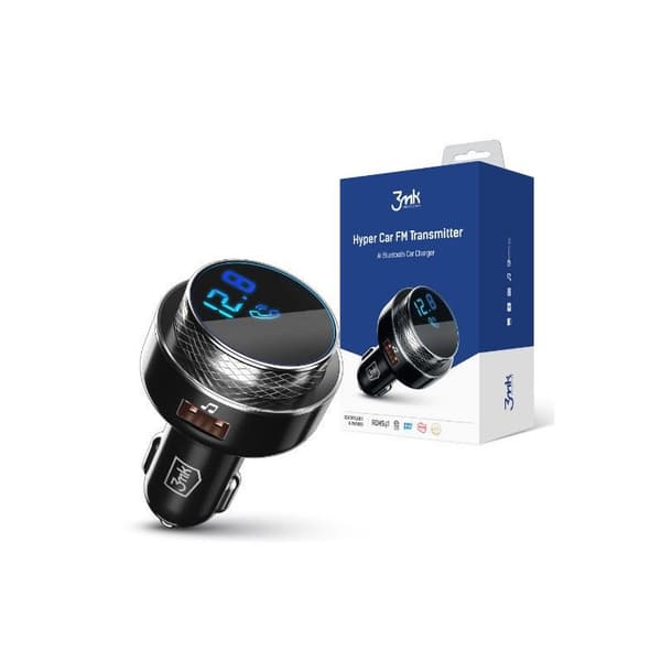 3mk Hyper FM Car charger transmitter 2x USB-A / 3A / 15W