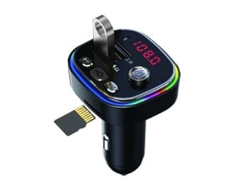 Vakoss TC-B439K FM-sändare 87,5 - 108 MHz Bluetooth/USB Svart