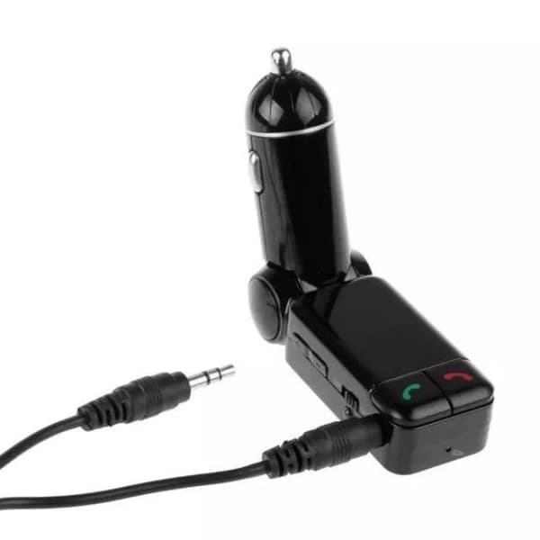 Bluetooth-bilsats MP3-spelare FM-sändarsats Bilsats med SD TF-kort USB-läsare Fjärrkontroll för bilstyling Sänder