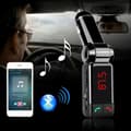 Miniatyrbild 1 av 4: Bluetooth-bilsats MP3-spelare FM-sändarsats Bilsats med SD TF-kort USB-läsare Fjärrkontroll för bilstyling Sänder