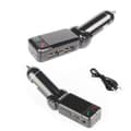 Miniatyrbild 3 av 4: Bluetooth Car Kit FM-sändare Handsfree extra MP3-spelare LED-skärm Bärbar Dubbel USB-laddare FM-sändare