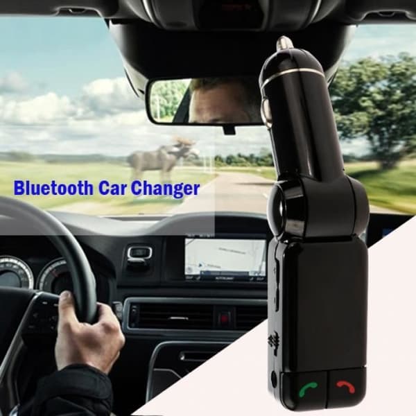 Kit MP3 FM-sändare SD Dual USB-laddare Bluetooth LCD-skärm bil
