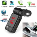 Miniatyrbild 1 av 4: XYQ61210121_1909 LCD Bluetooth Glamour Bilsats Laddare FM-sändare USB MP3 Handsfree för iPhone