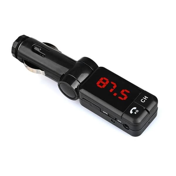 LCD Bluetooth Car Glamour Kit Laddare FM-sändare USB MP3 Handsfree För iPhone XYQ61210121_1909