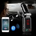 Miniatyrbild 1 av 4: Trådlös Bluetooth V2.0 Stereo Car Kit FM-sändare MP3 USB-skivspelare