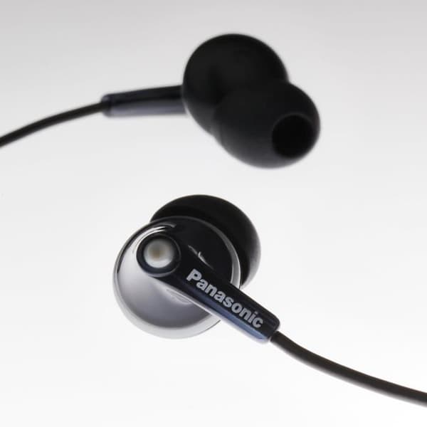 RP-HJE125E-K In-Ear-hörlurar - PANASONIC - Neodymmagnet - Mikrofon - Ergo Fit Design - Svart
