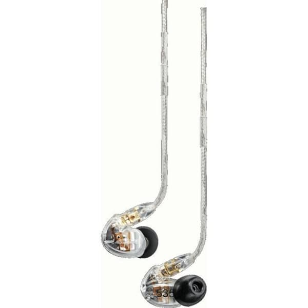 In-ear hörlurar - SHURE - SE535-CL - Högdefinition - Genomskinlig - 3 transduktorer