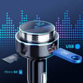 Miniatyrbild 3 av 4: Bluetooth FM-sändare - 3MK - USB cigarettändarladdare - Quick Charge 30W - Svart