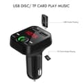 Miniatyrbild 3 av 4: Bil Bluetooth FM-sändare Trådlös Radioadapter USB Laddare MP3-spelare-Svart