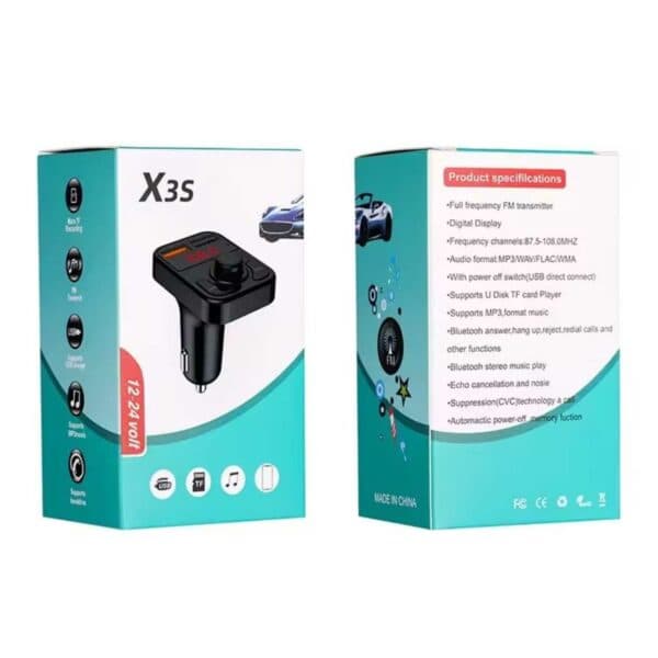Trådløs FM-sender Bluetooth billader