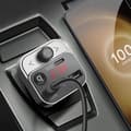 Miniatyrbild 3 av 4: FM-sändare - SWISSTEN - Bluetooth - USB-C laddare - Handsfree - Svart